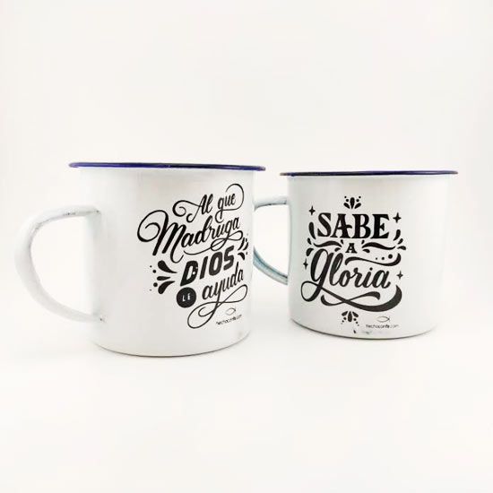 Taza Al que madruga Dios le ayuda - hechoconfe.com - Imagen 3